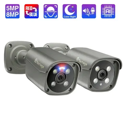Techage UHD 4K 8MP 5MP Sicherheit POE Kamera
