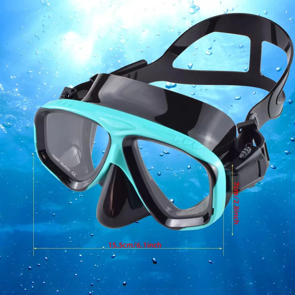 Silicone-Rim Swim Goggles with Nose Guard 4