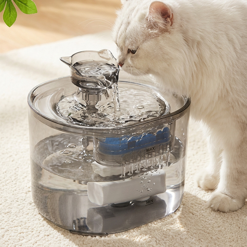 Pet Water Fountain 2.0 L Ultra Quiet Circulation