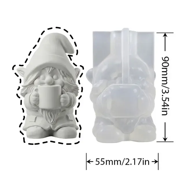 Silikonform Kerzen 3
