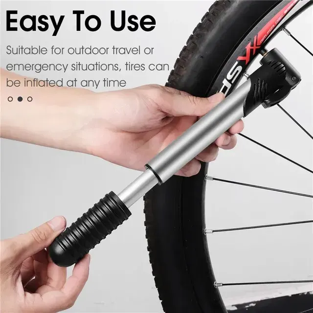 Tragbare Mini-Fahrradpumpe für Presta-Ventil 3