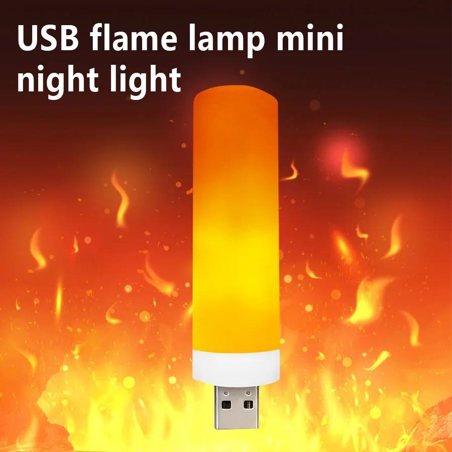 5V USB LED Flame Effect Glühbirnen Flamme Lampe 2