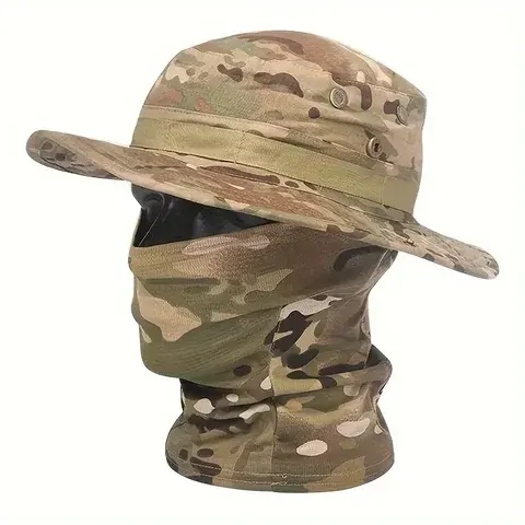Camouflage Boonie Hat with Balaclava