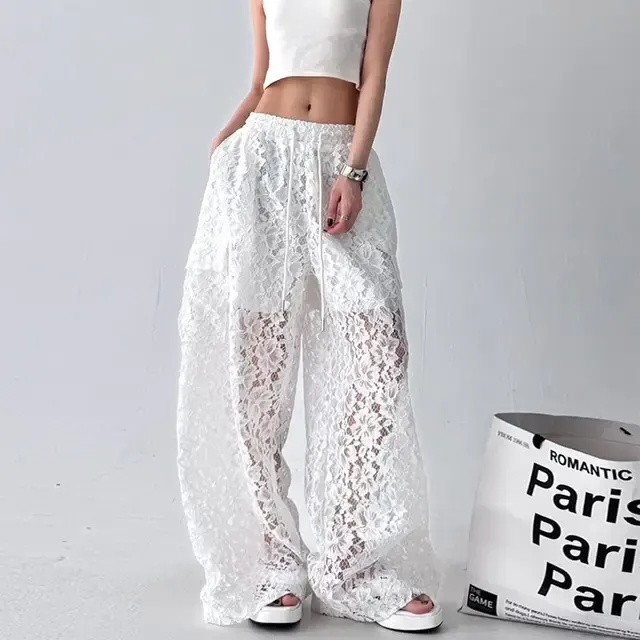 Women's Lace Cargo Pants 4