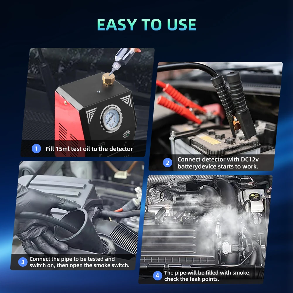 Automotive EVAP Smoke Leak Detector Tester 3