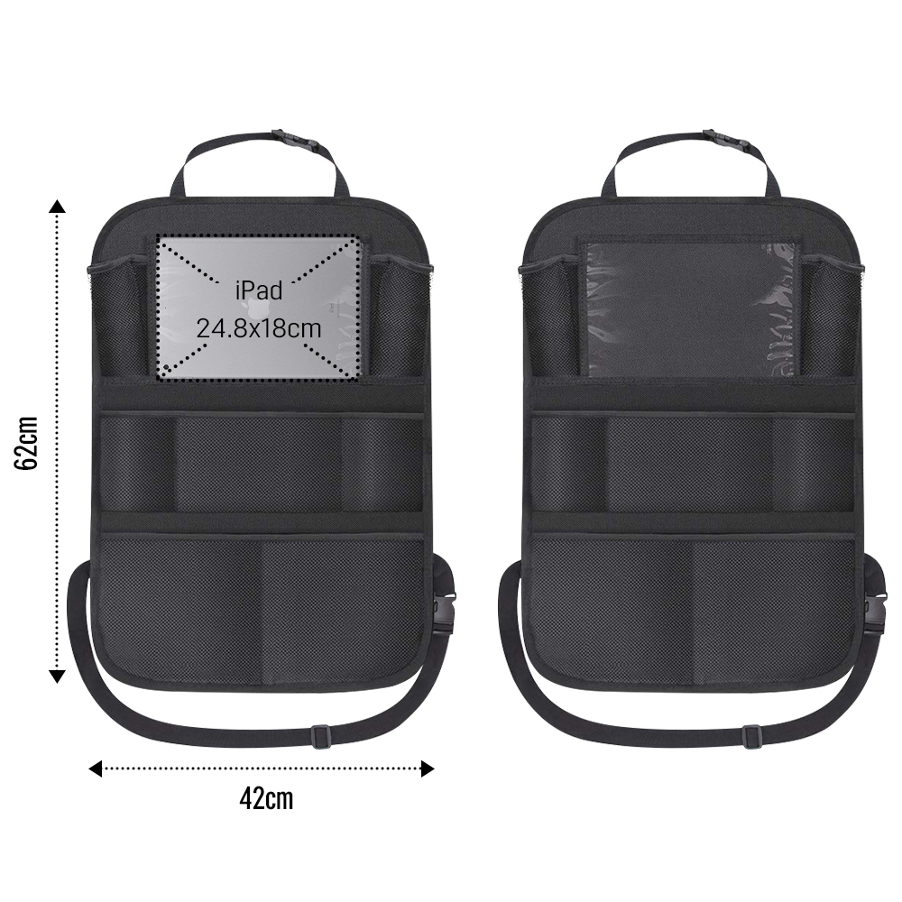 600d Oxford Car Back Seat Organizer Storage Bag 2