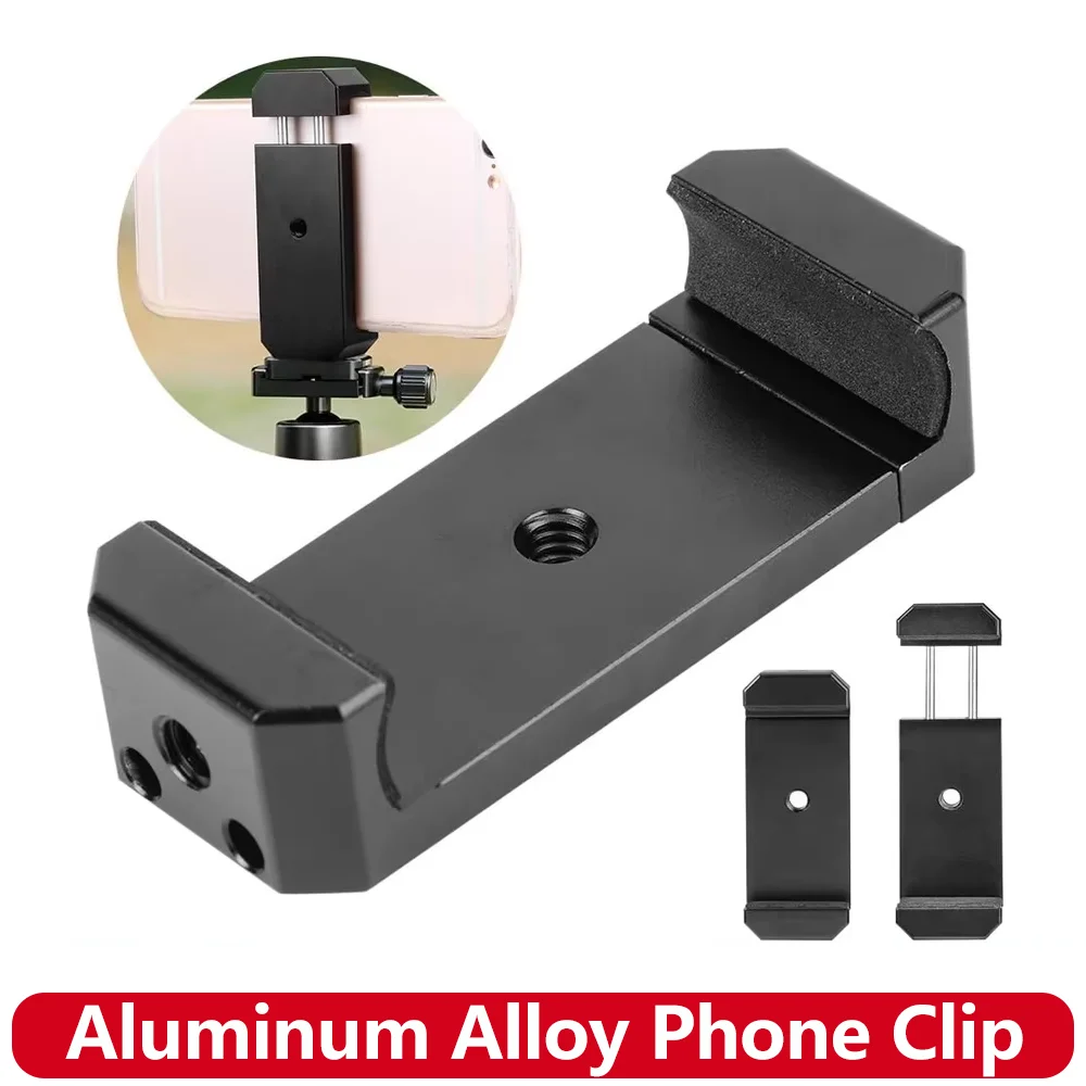 Handyhalterung aus Aluminiumlegierung mit 1 4-Zoll-Schraubenloch 60-90 mm