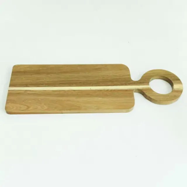 Eco-friendly Acacia Wood Charcuterie Board Rectangular Wooden Serving 2