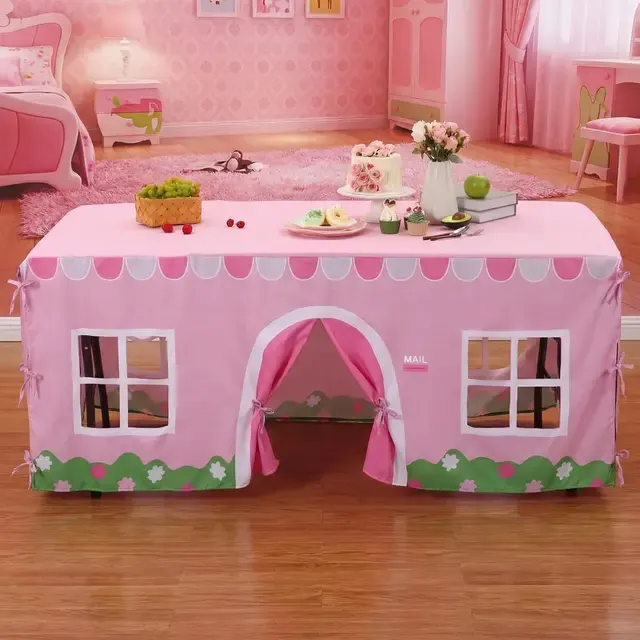 Kids Table Tent Playhouse 1
