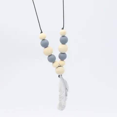 Baby Soothing Teether Protects Safety Necklace