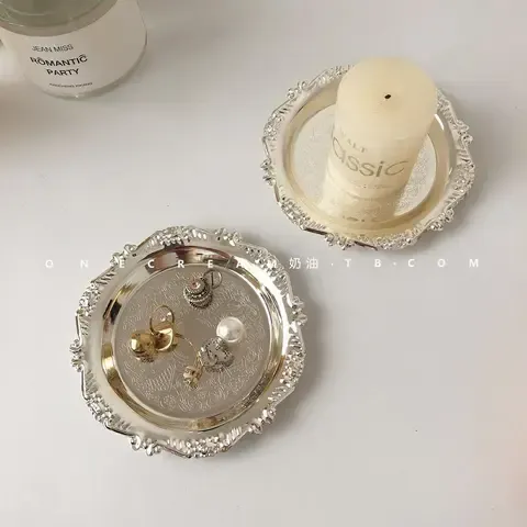 Retro Metal Jewelry Tray