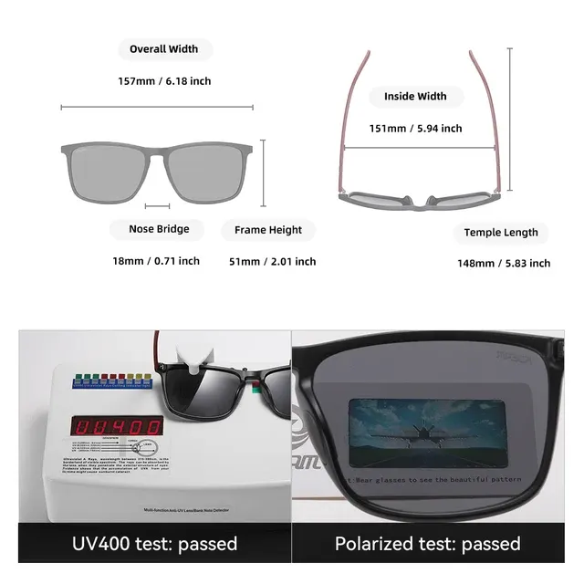 Oversized Polarized Driving Sunglasses for Men 1