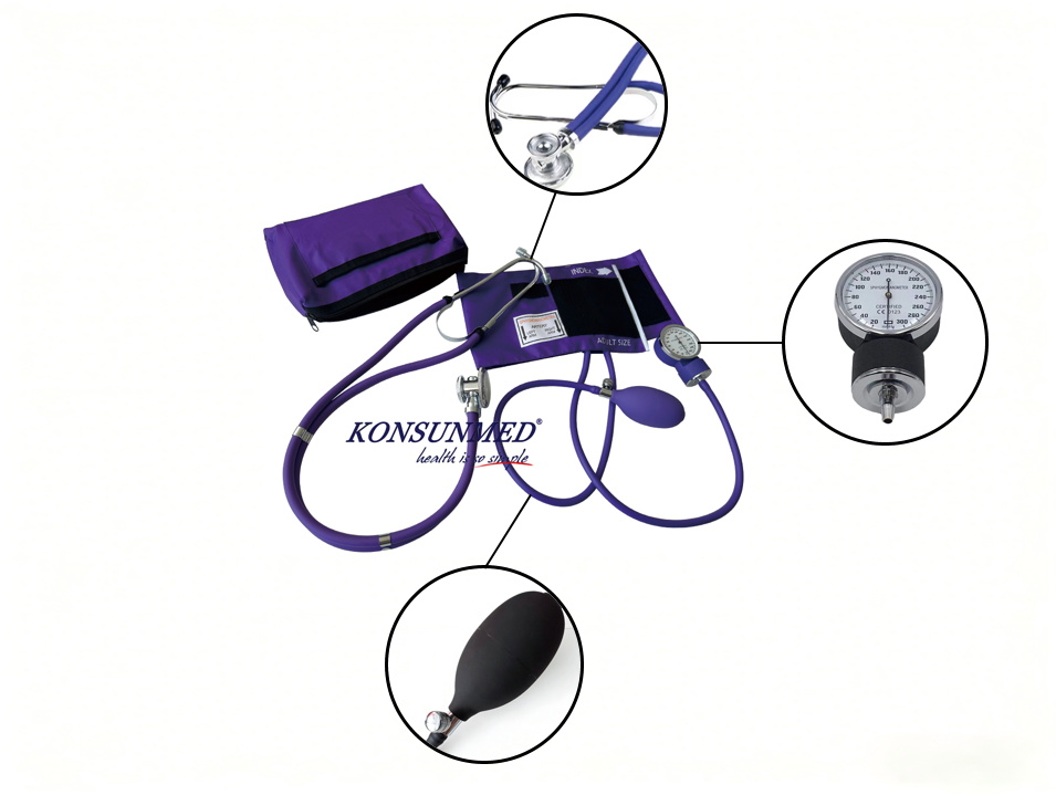 Aneroid-Blutdruckmessset mit Rappaport-Stethoskop 2