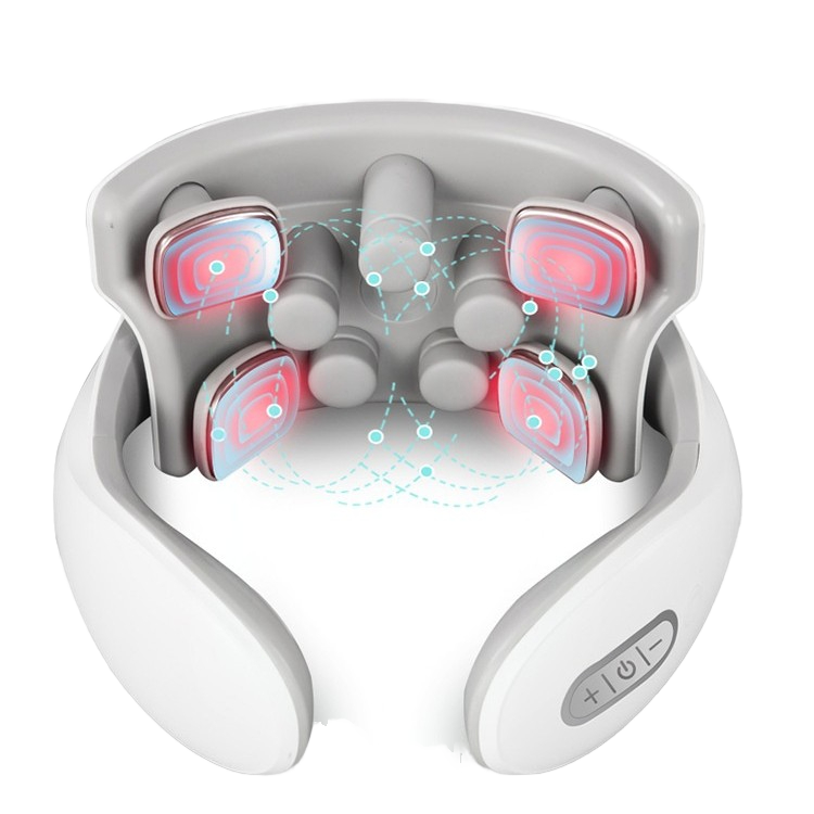 Cordless Neck and Shoulder Massager With Heating Multi