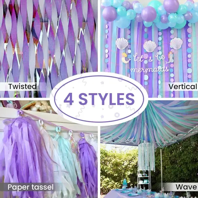 Crepe Paper Garland 4