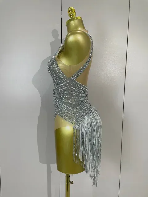 Damen-Bodysuit mit Glitzer 2