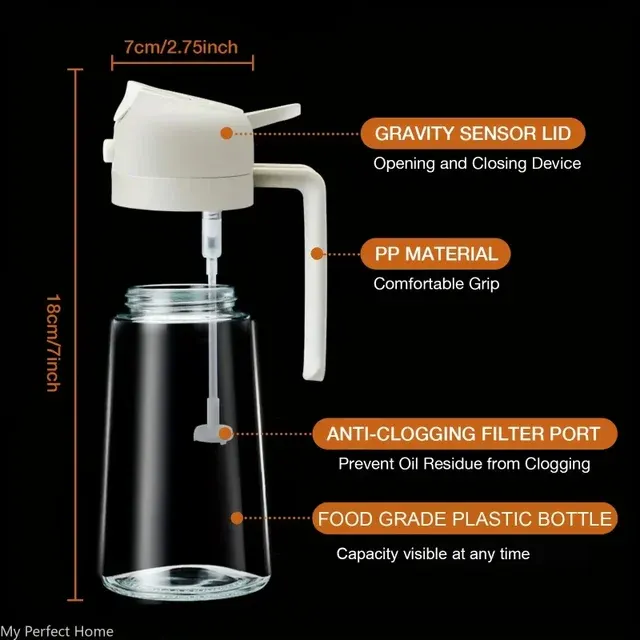 500 ml Plastic Kitchen Oil Sprayer 4