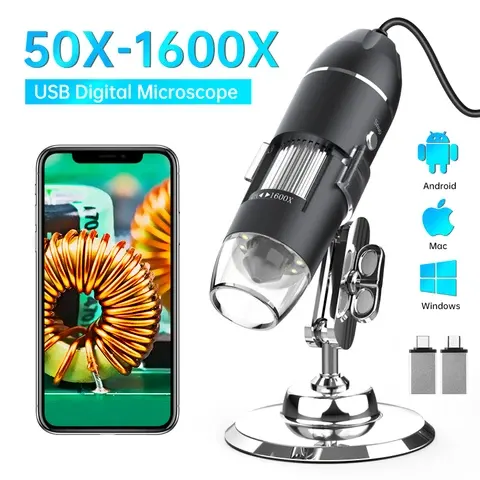 1080P USB Soldering Microscope with 8 LEDs