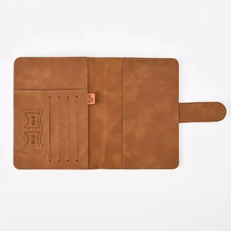 PU Leather Passport Cover with Card Holder 4