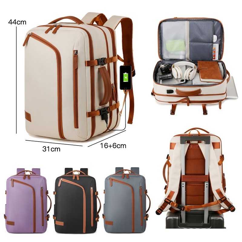 Stylish Large Capacity College Rucksack Unisex Multi-functional Computer 2