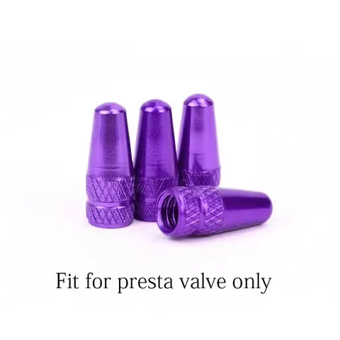 Aluminum Bicycle Valve Caps, 8 Pieces