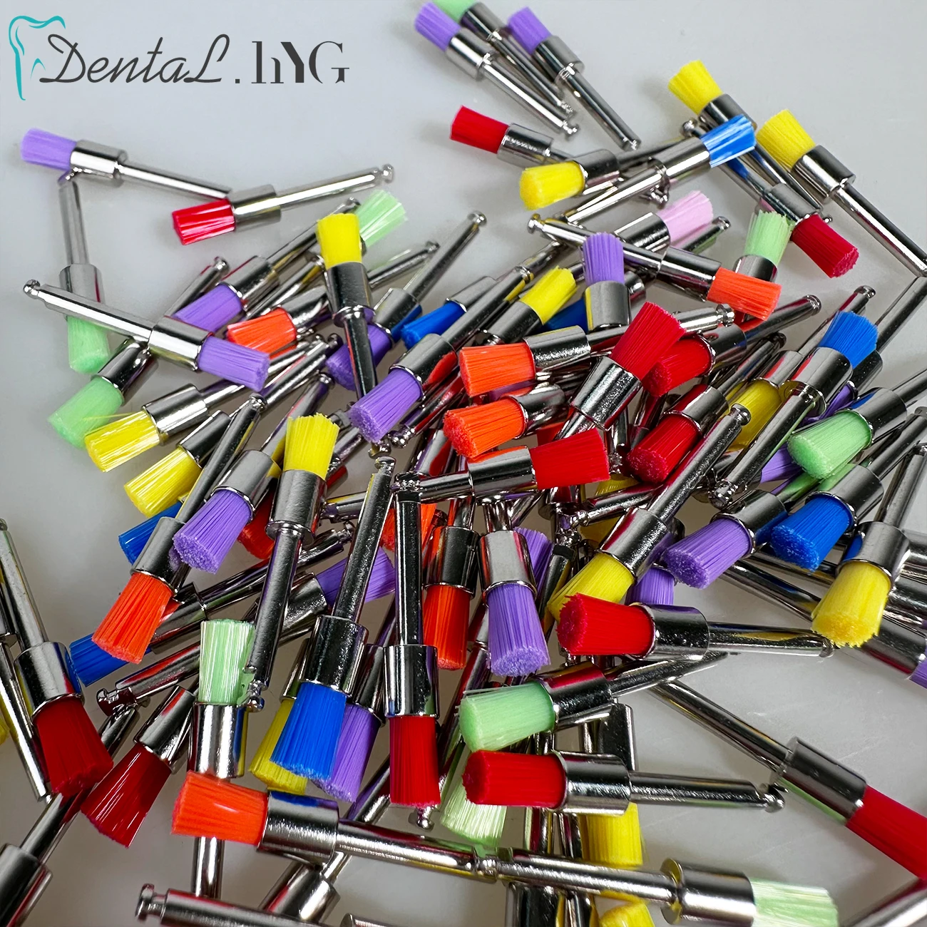 100 Dental Prophy Brushes Latch Type 4