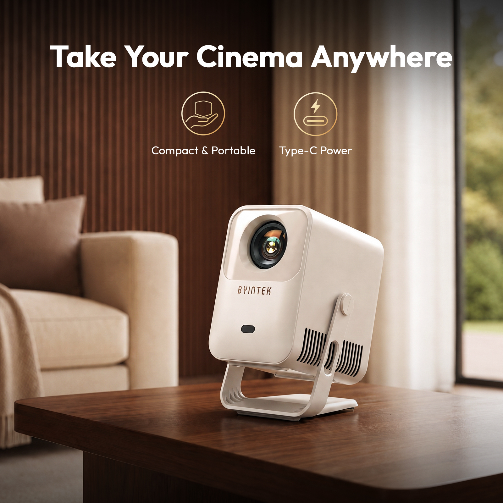 Pocket Smart Mini Projector Android WiFi 3