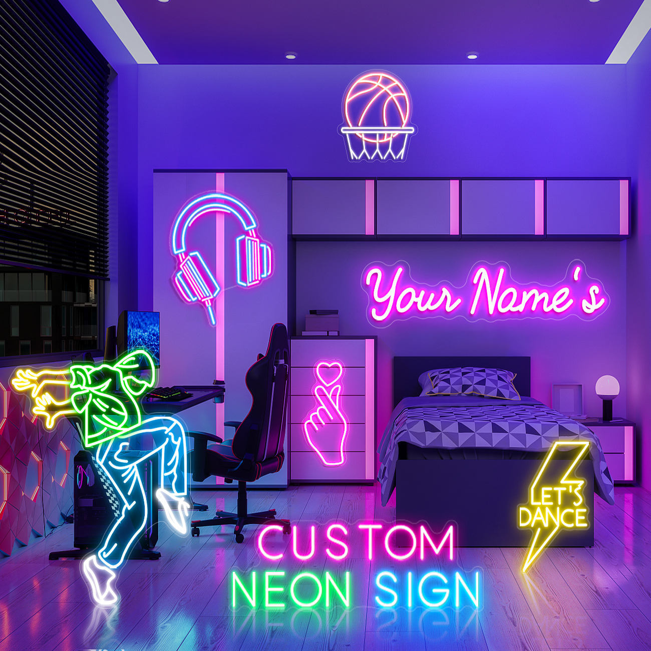 Winbo Free Design Led Neon Light Sign For 2