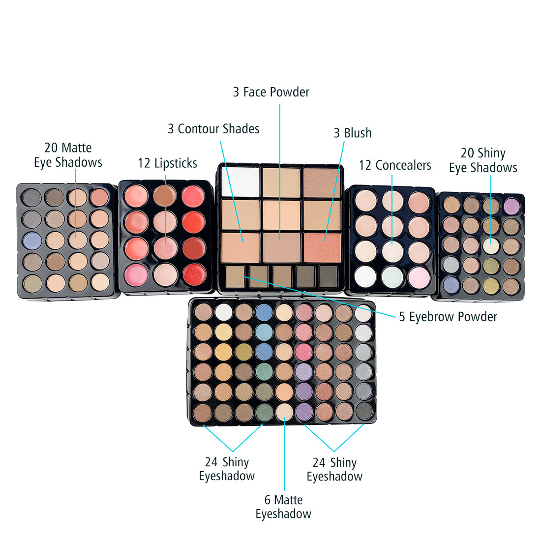 Komplettes All-in-One Make-up-Set für Damen 4