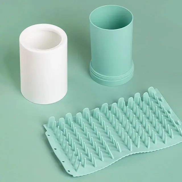 Portable Dog Paw Cleaner Cup Soft Silicone Brush 3