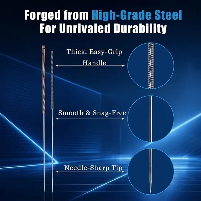 Stainless Steel Nozzle Cleaning Needle Set 4