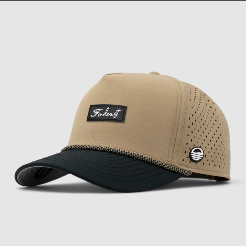 Laser Perforated Golf Cap with Mesh 3