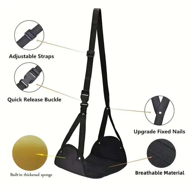 Adjustable Dacron Airplane Footrest 4