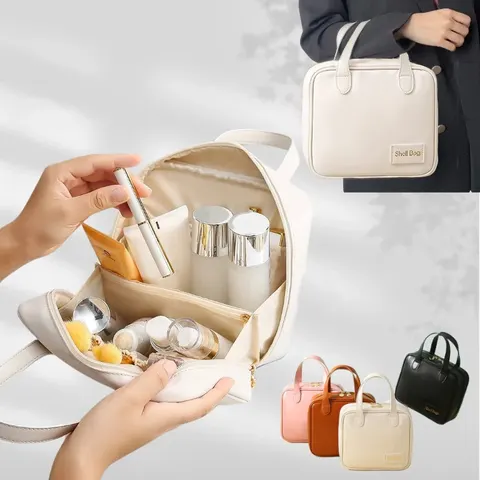 Large PU Makeup Organizer Pouch