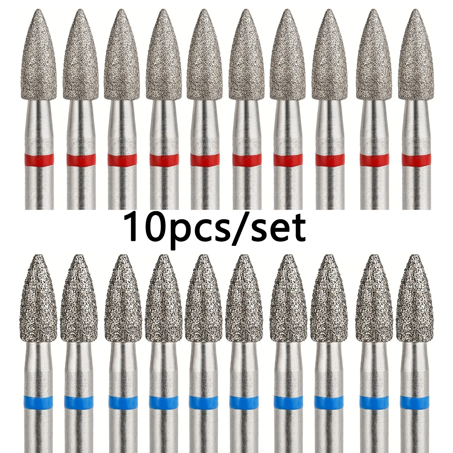 3mm Conical Diamond Nail Drill Bits 2