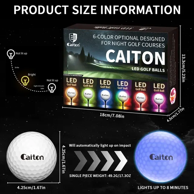 Glow-in-the-Dark Golf Balls 2