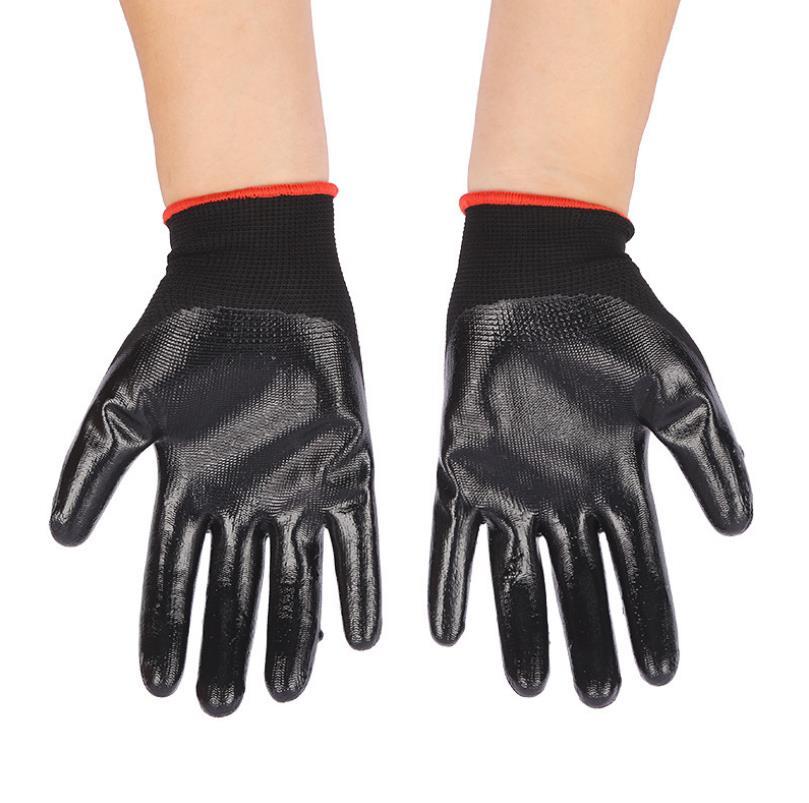 13 Gauge PU Coated Work Gloves Anti Slip 4