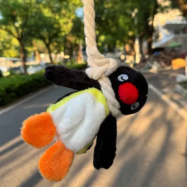 Plush Penguin Keychain Backpack Charm Gift 2