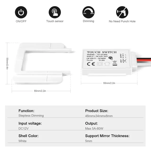 LED Touch Dimmer 4