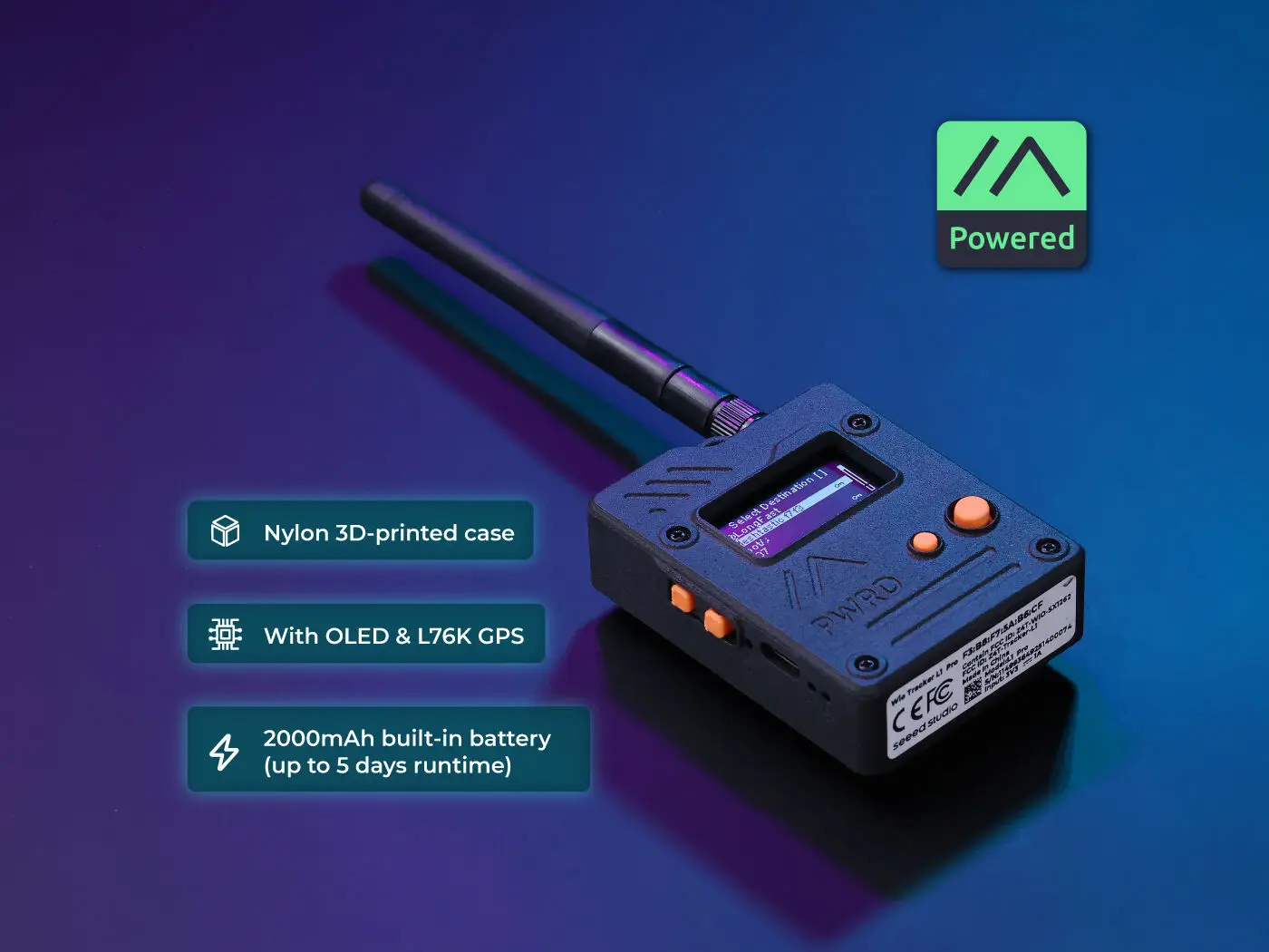 Wio Tracker L1 Pro Meshtastic Node LoRa Mesh-Kommunikation