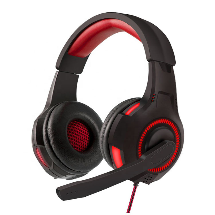 RGB Lighting Stereo Sound Gaming Wired Headphones Gamer