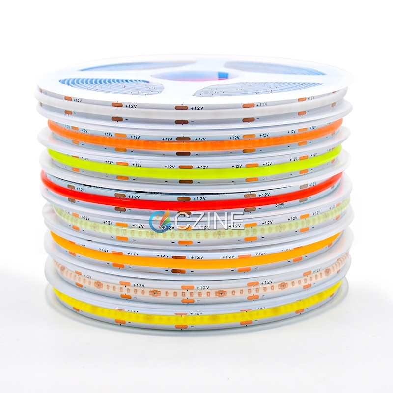 Flexible COB LED Strip Light 12V 24V 110V 3