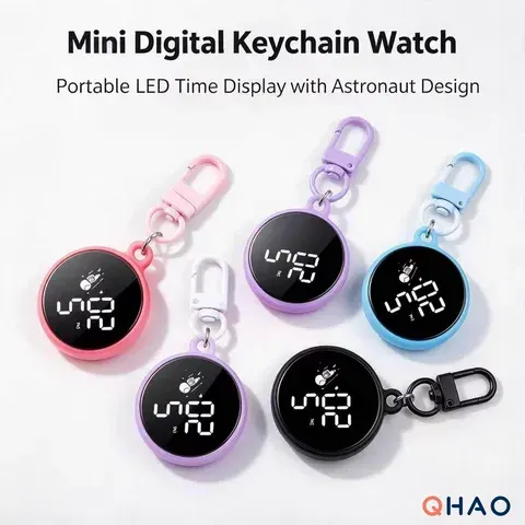 LED Keychain Watch