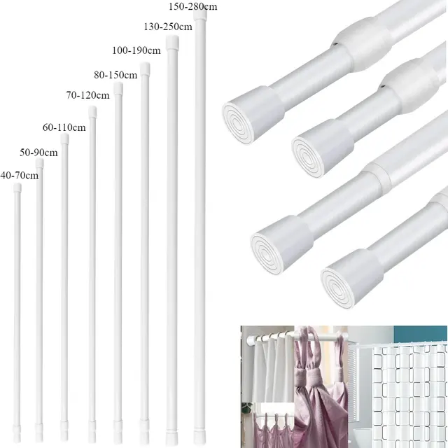 Clamp-On Curtain Rod 1