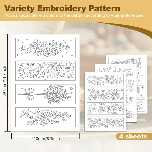 Embroidery Pattern Templates 3