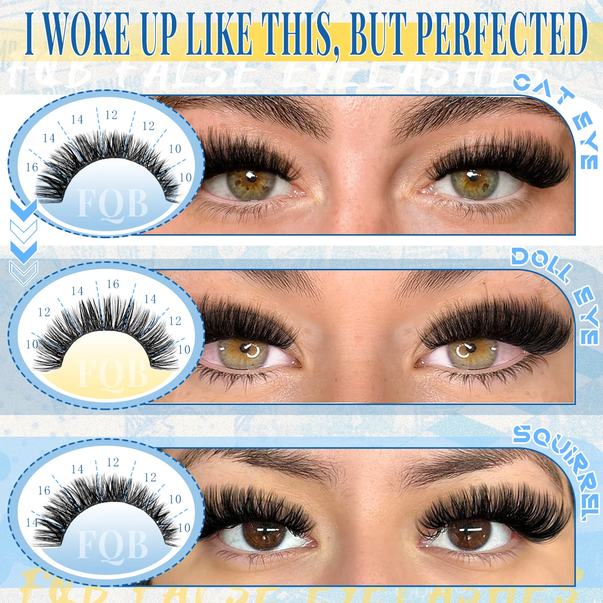 Fluffy 5D Lash Clusters 10-16mm 3