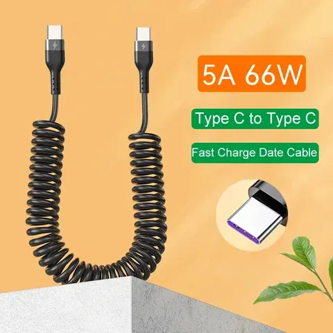 Teleskop-USB-C-Kabel 66 W Auto-Schnellladung