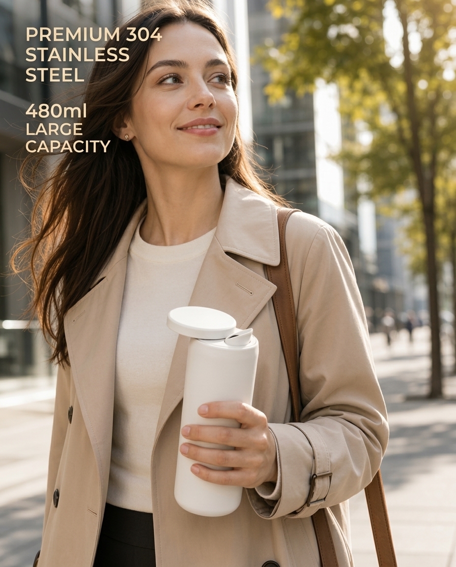480ml Vacuum Insulated Stainless Steel Water Bottle 3