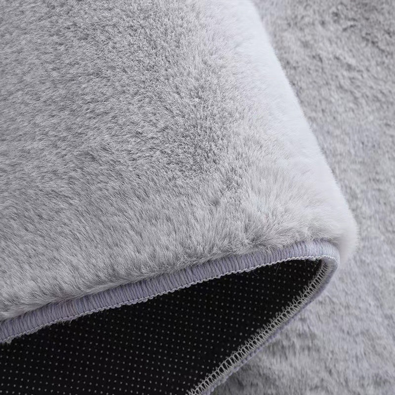 Rabbit Plush Carpet Living Room Coffee Table Mat