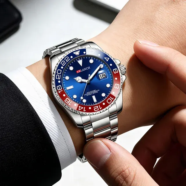 Stainless Steel Diver Watch 40 mm Calendar 4